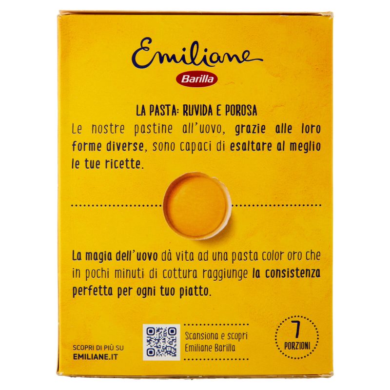 Barilla Emiliane Farfalline Pasta all'Uovo 275 g