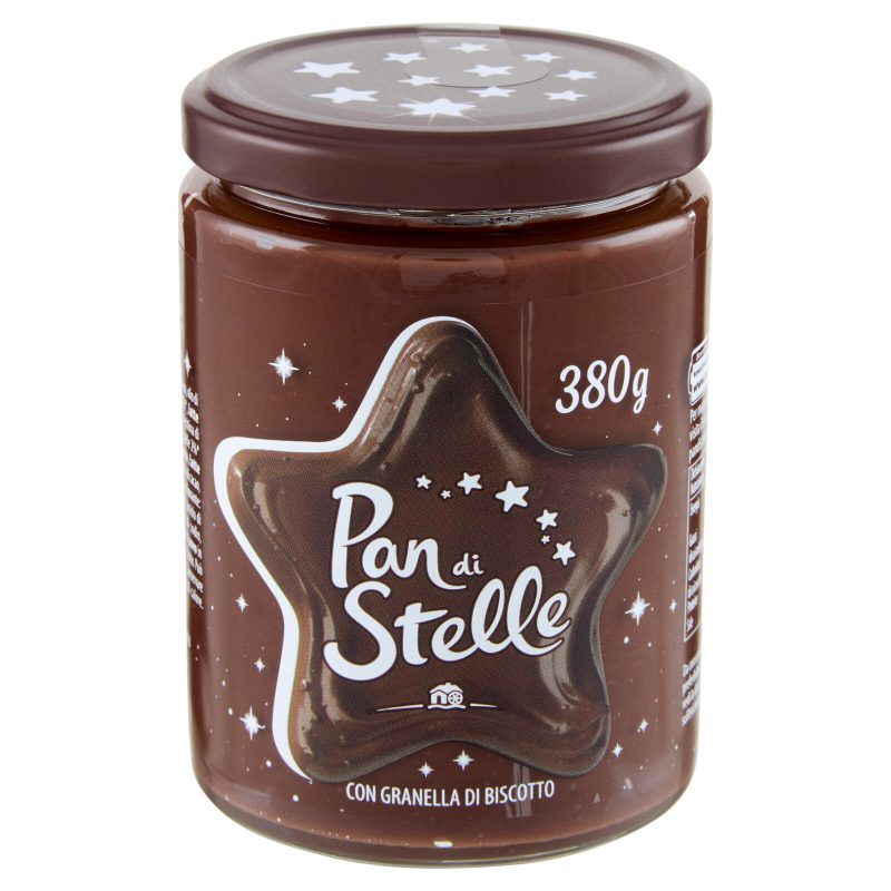 Pan di Stelle Crema al Cacao Nocciole e Granella di Biscotto 380g