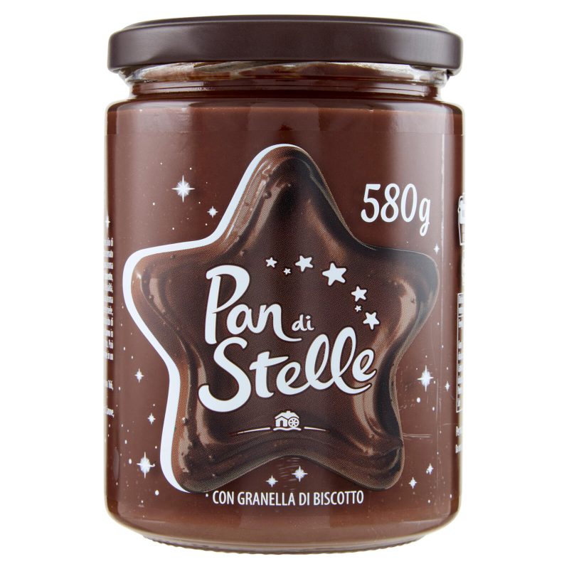 Pan di Stelle Crema al Cacao Nocciole e Granella di Biscotto 580g