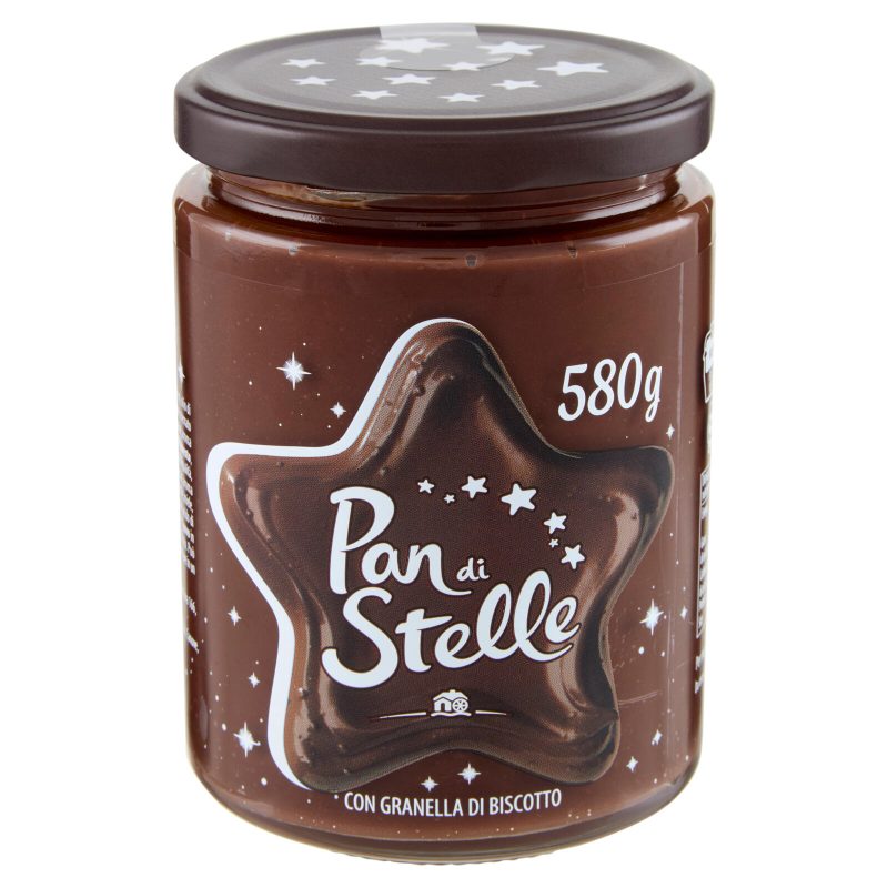 Pan di Stelle Crema al Cacao Nocciole e Granella di Biscotto 580g