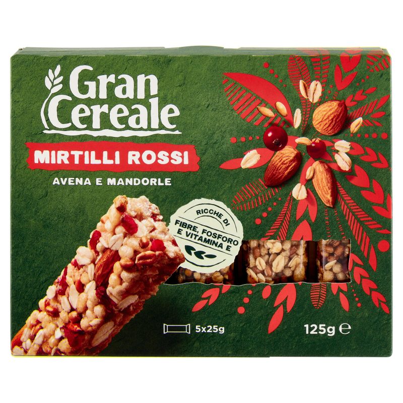 Grancereale Barrette cereali mirtilli rossi 125g