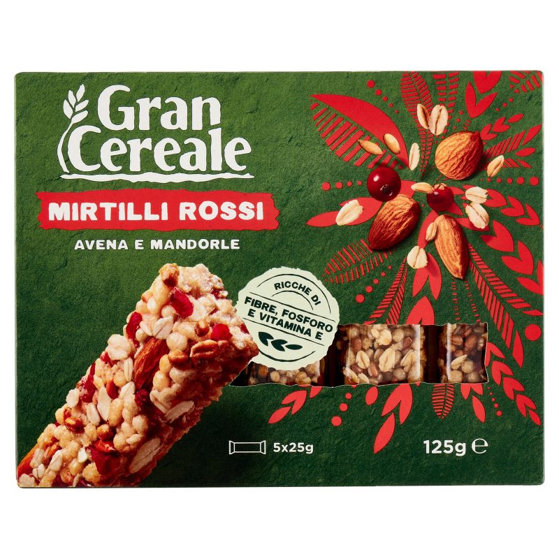 Grancereale Barrette cereali mirtilli rossi 125g