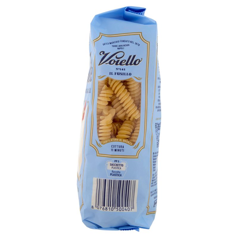 PASTA VOIELLO  Il Fusillo N°141 grani 100% italiani Trafilata bronzo 
500g