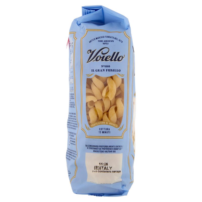 PASTA VOIELLO  Il Granfusillo n°180 grani 100% italiani Trafilata bronzo 
500g