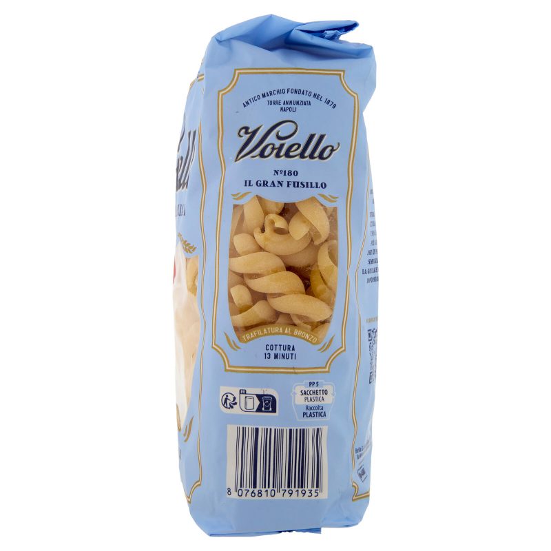 PASTA VOIELLO  Il Granfusillo n°180 grani 100% italiani Trafilata bronzo 
500g