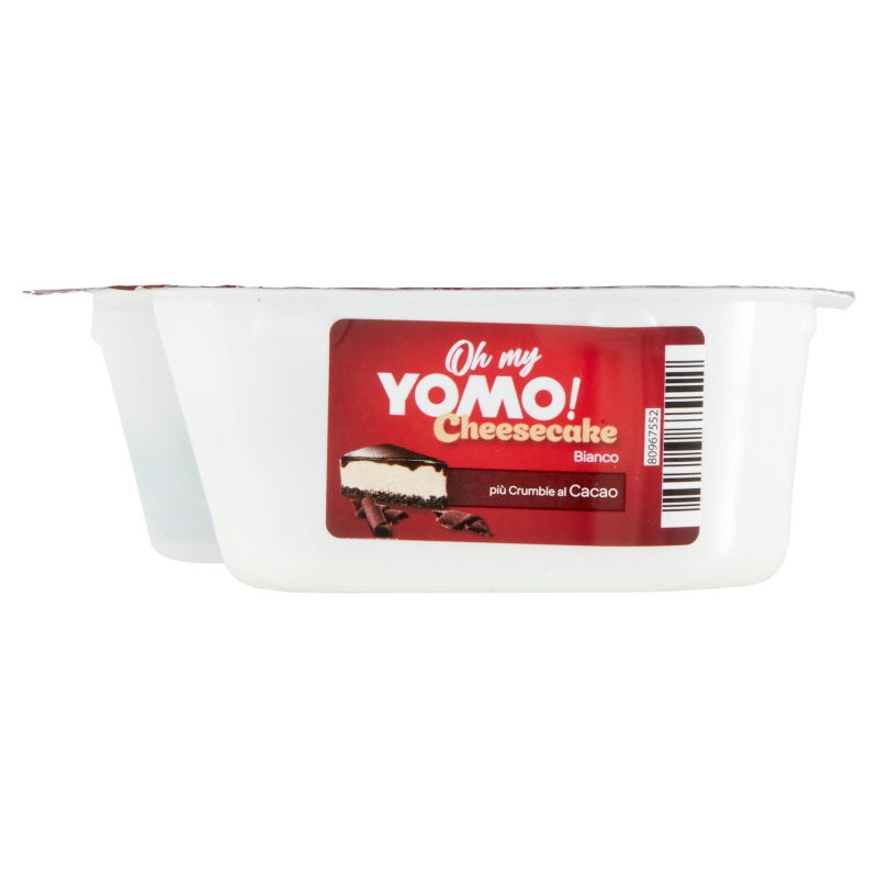 Oh my Yomo! Cheesecake Bianco più Crumble al Cacao 140 g