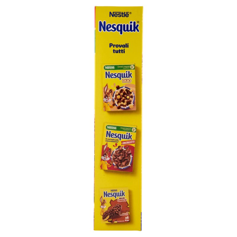 Palline NESQUIK
con Cereali Integrali al Cacao 
375g