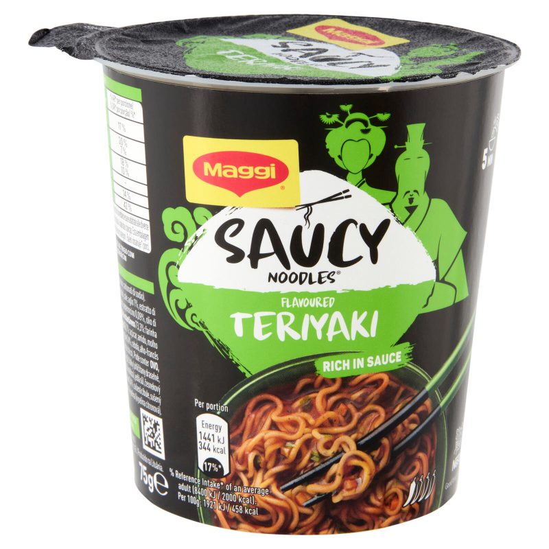 MAGGI Saucy Noodles Teriyaki 1 porzione Cup 75g