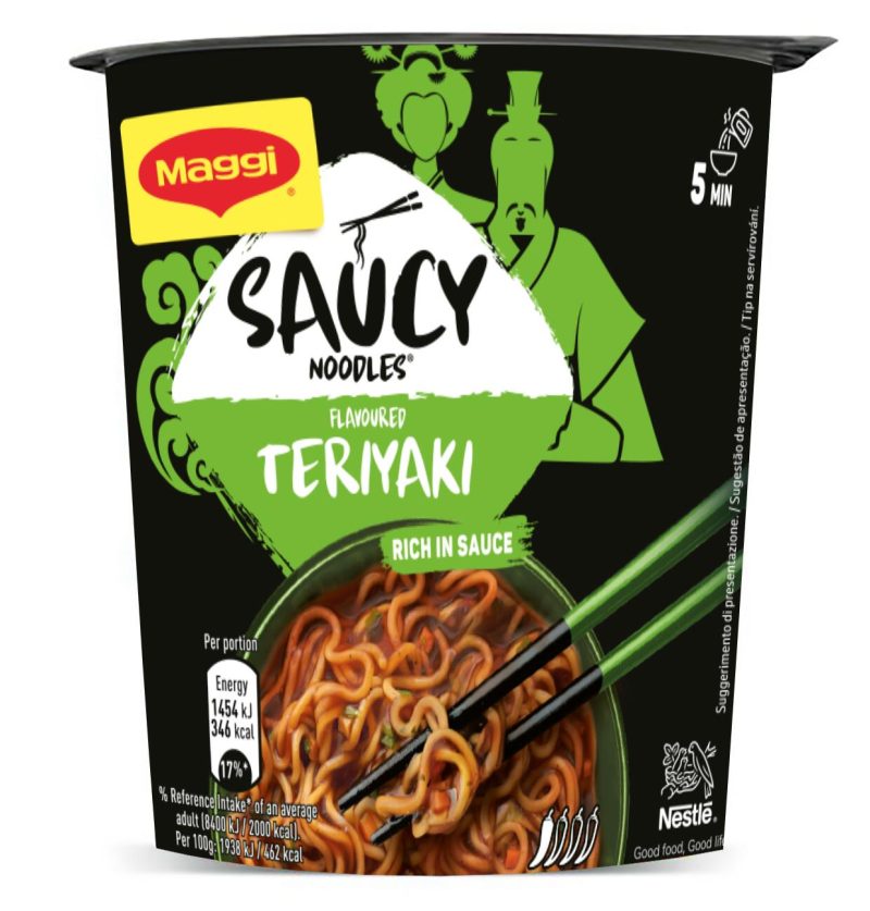 MAGGI Saucy Noodles Teriyaki 1 porzione Cup 75g