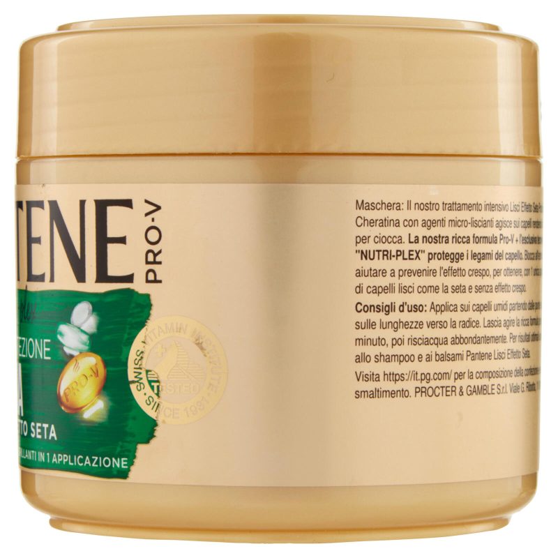 Pantene Pro-V Nutri-plex Maschera Protezione Cheratina Lisci Effetto Seta 300 ml