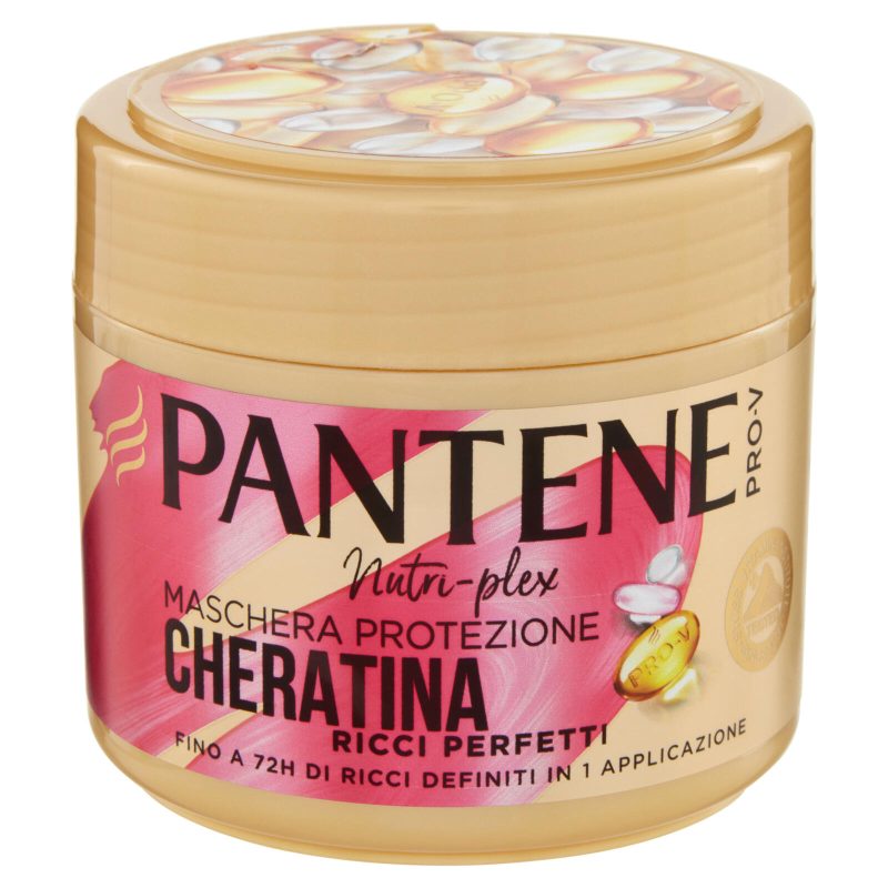 Pantene Pro-V Nutri-plex Maschera Protezione Cheratina Ricci Perfetti 300 ml