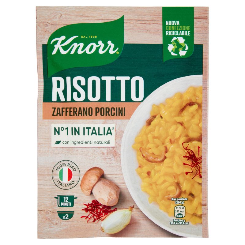 Knorr Risotto Zafferano Porcini 175 g