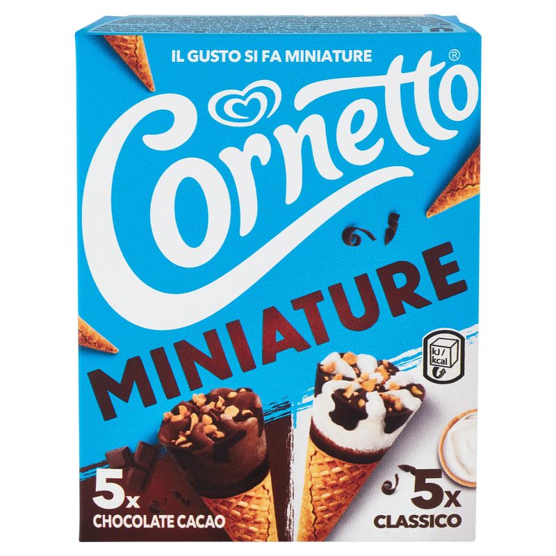 Cornetto Algida Miniature 5 Classico 5 Chocolate Cacao 190 g