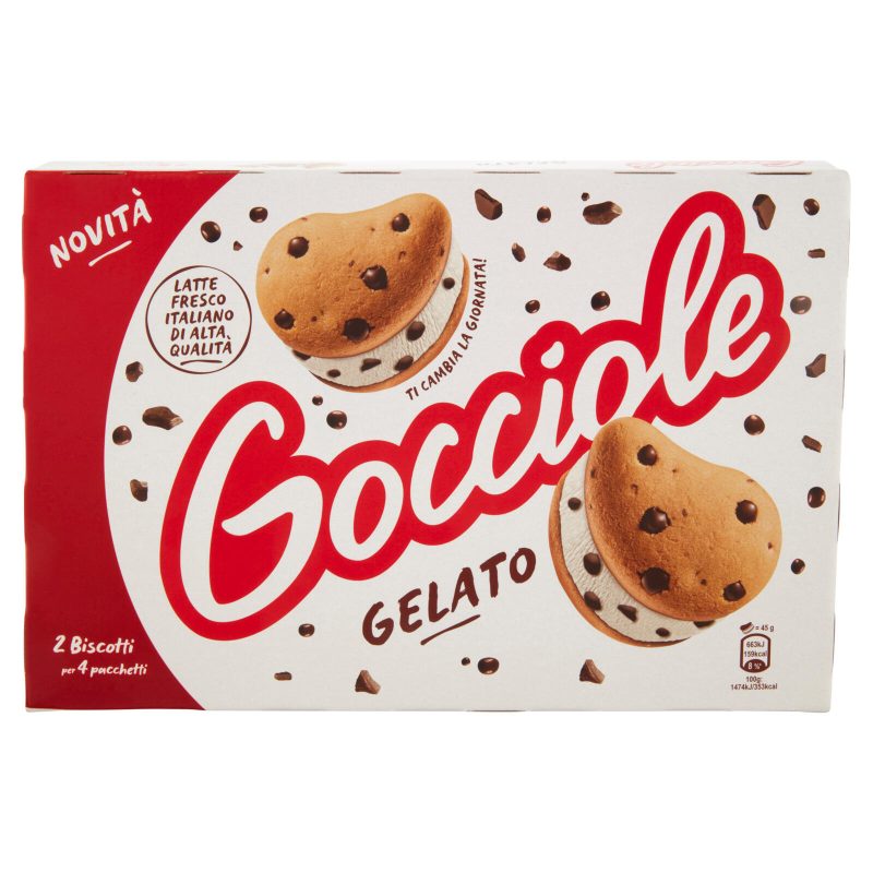 Gocciole Gelato 4 pacchetti 360 g