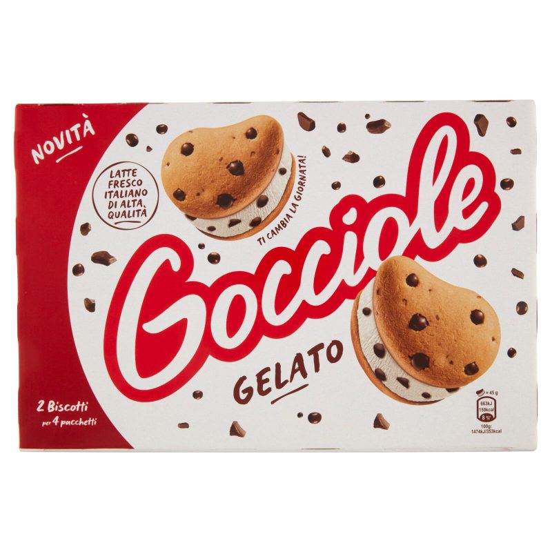 Gocciole Gelato 4 pacchetti 360 g