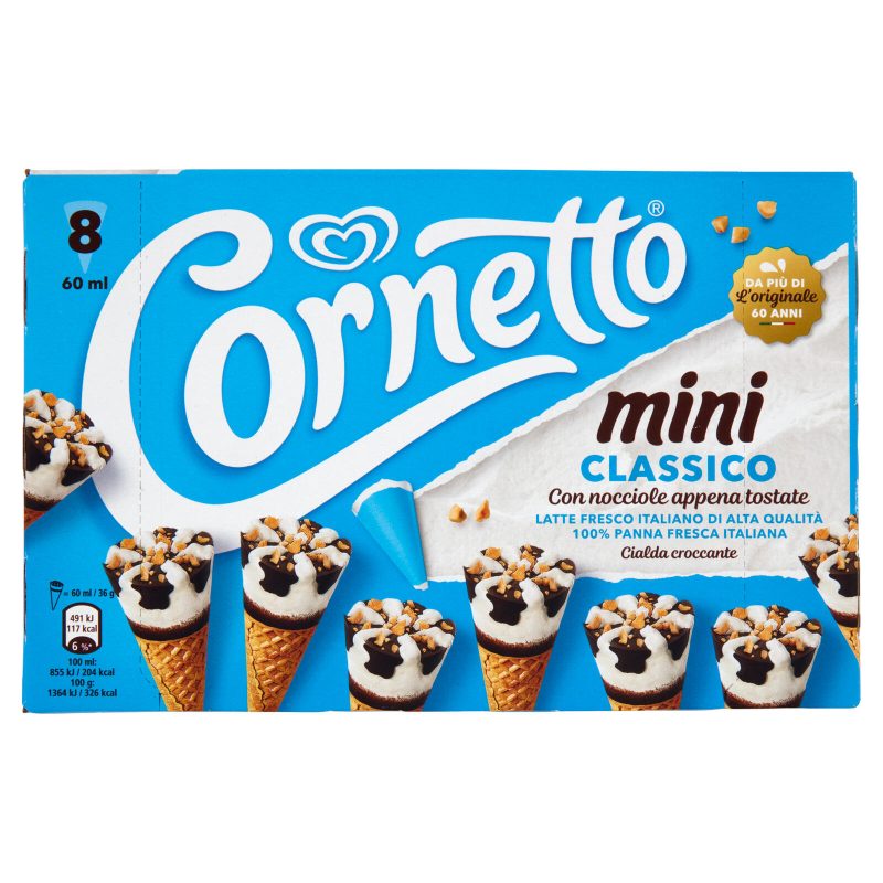 Cornetto Algida mini Classico 8 Gelati 288 g