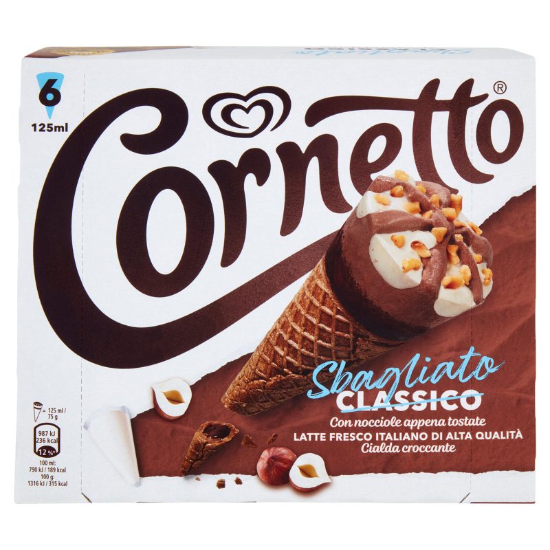 Cornetto Algida Sbagliato 6 Gelati 450 g