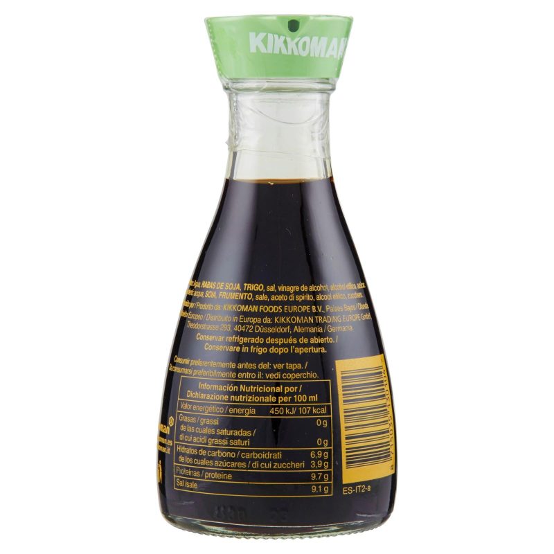 Kikkoman Salsa di Soia a Tasso Ridotto di Sale 150 ml