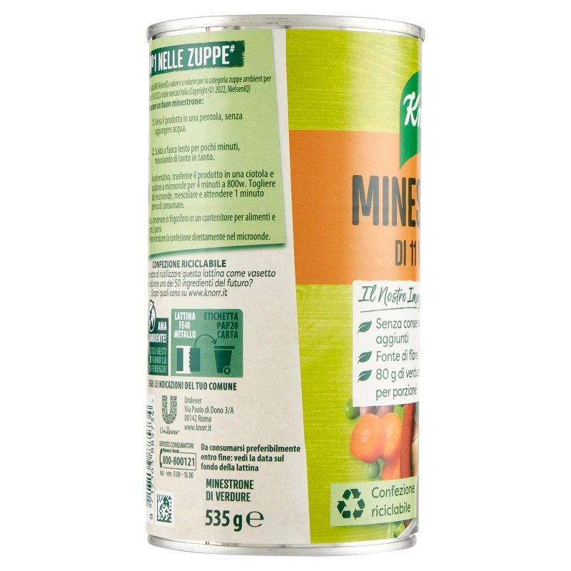 Knorr Minestrone di 11 Verdure 535 g