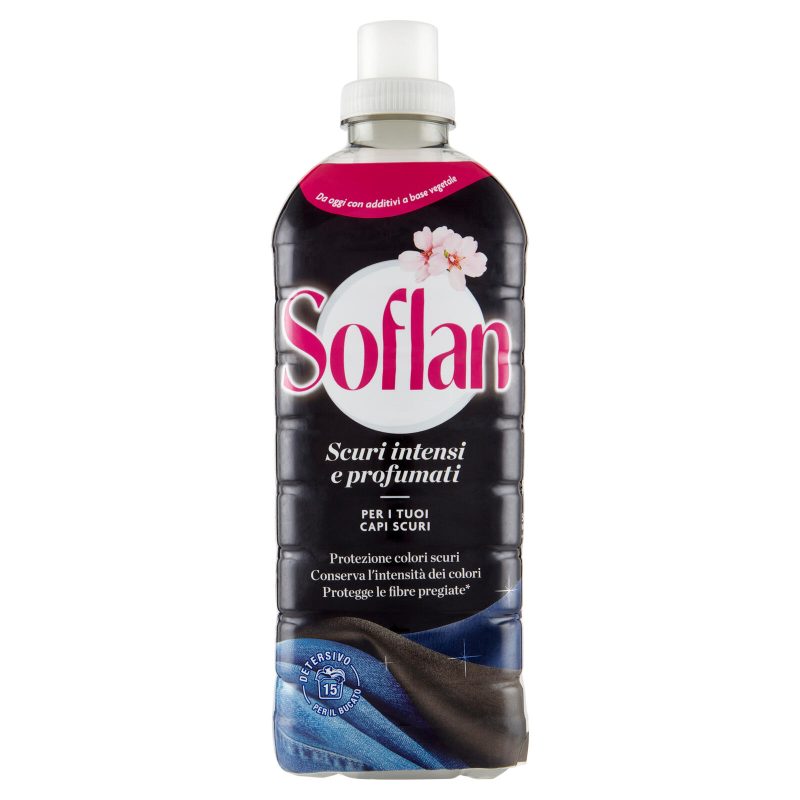 Soflan detersivo liquido, per capi scuri 900 ml