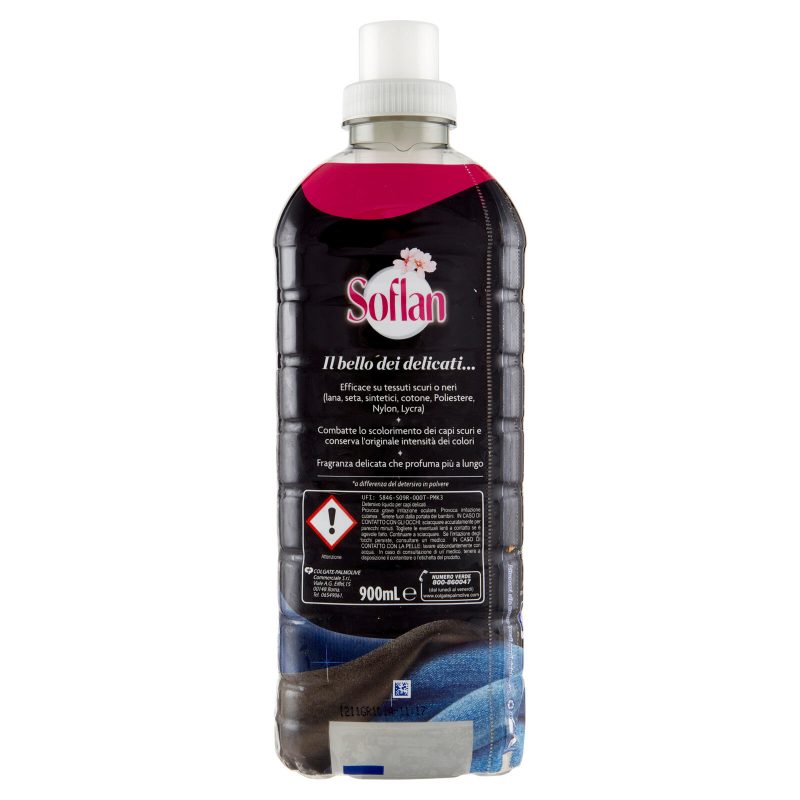 Soflan detersivo liquido, per capi scuri 900 ml