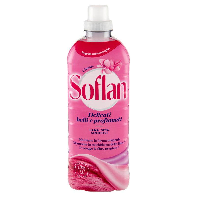 Soflan detersivo liquido Classic per lana, seta, sintetici 900 ml