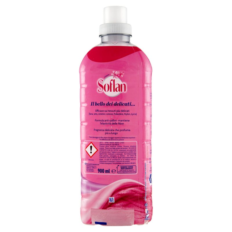 Soflan detersivo liquido Classic per lana, seta, sintetici 900 ml