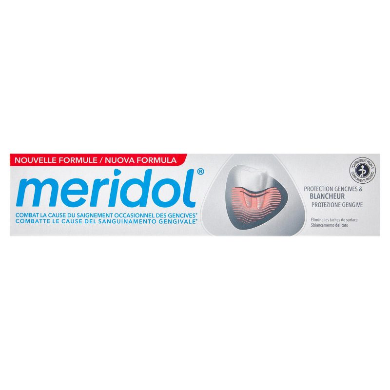 meridol dentifricio Protezione Gengive e Sbiancamento Delicato 75 ml