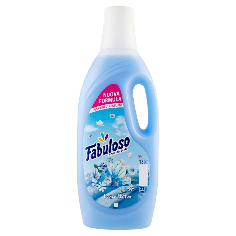 Fabuloso ammorbidente diluito Fresco Mattino 21 lavaggi 1,5 L