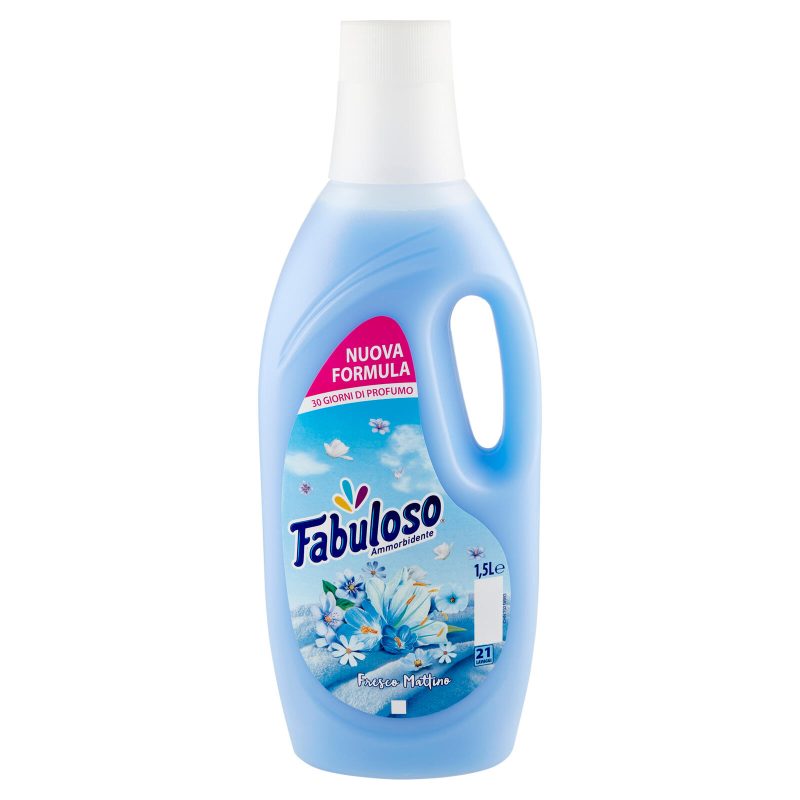 Fabuloso ammorbidente diluito Fresco Mattino 21 lavaggi 1,5 L