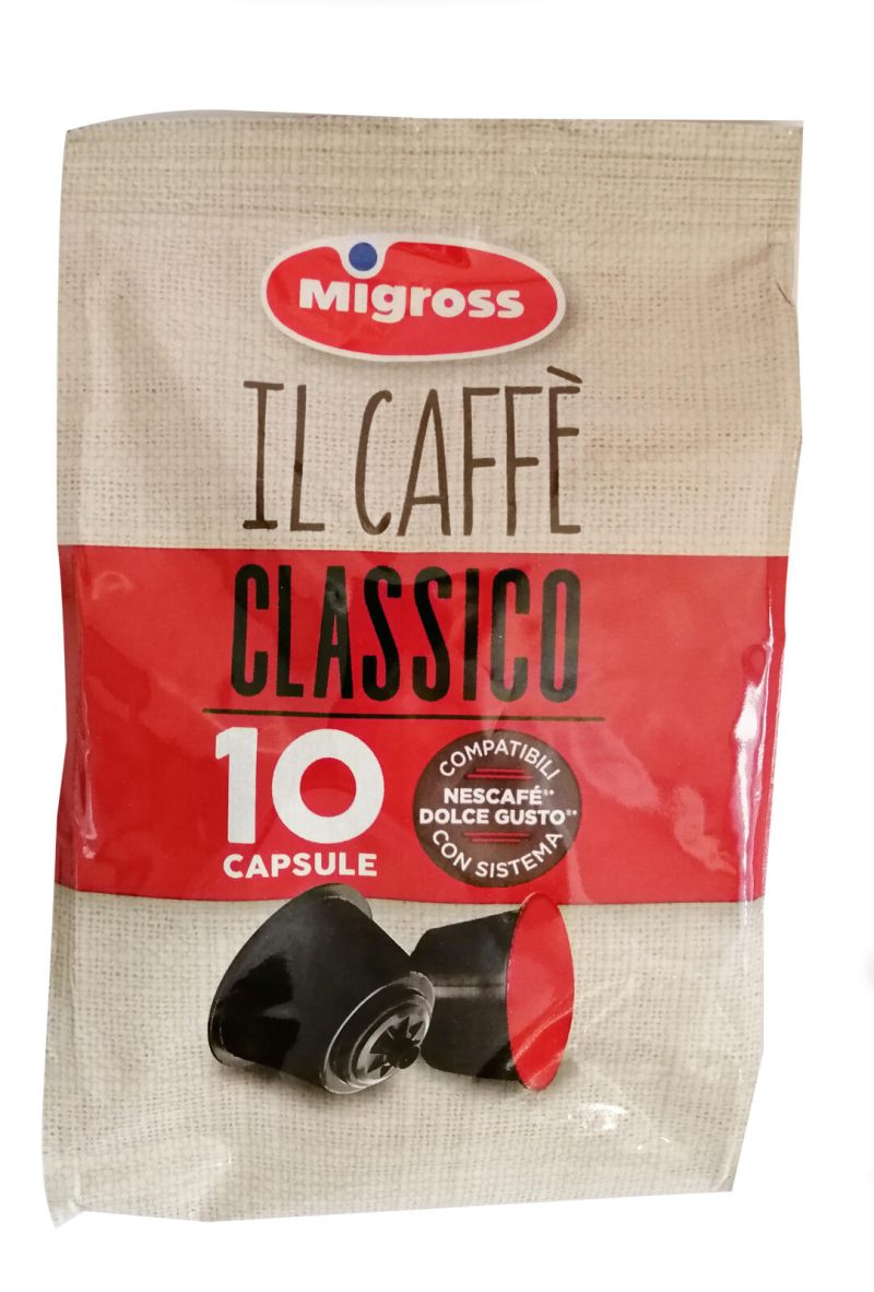 Migross Caffè classico 10 capsule compatibili Nescafé®* Dolcegusto®*