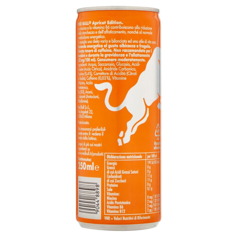 Red Bull Energy Drink Albicocca Fragola 250 ml