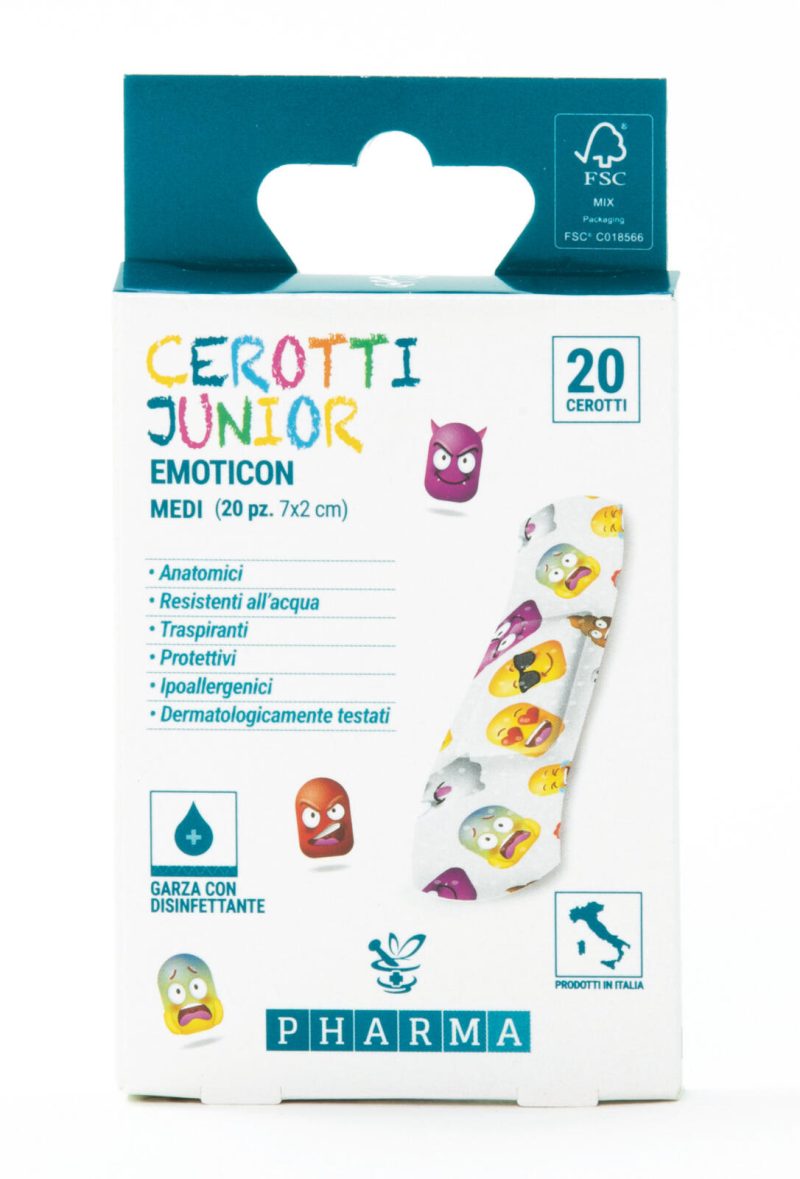 Pharma Cerotti junior emoticon medi x20