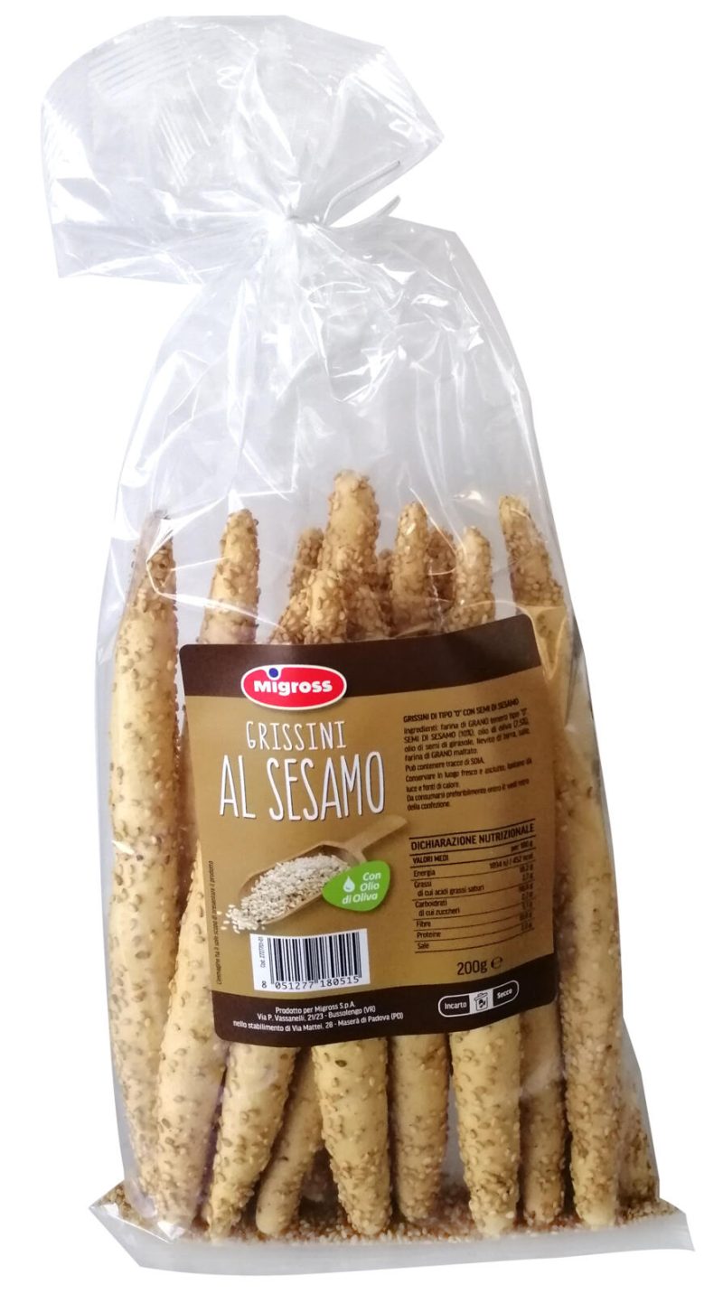 Migross Grissini al Sesamo 200 g