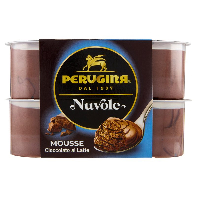 PERUGINA Nuvole Mousse Cioccolato al Latte 4 x 60 g