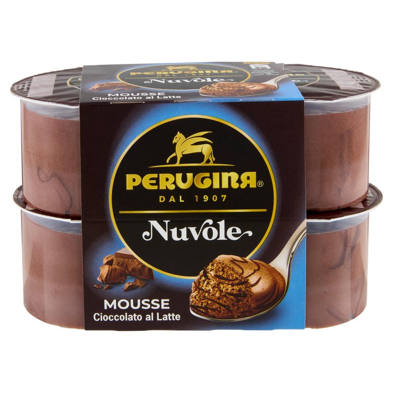 PERUGINA Nuvole Mousse Cioccolato al Latte 4 x 60 g