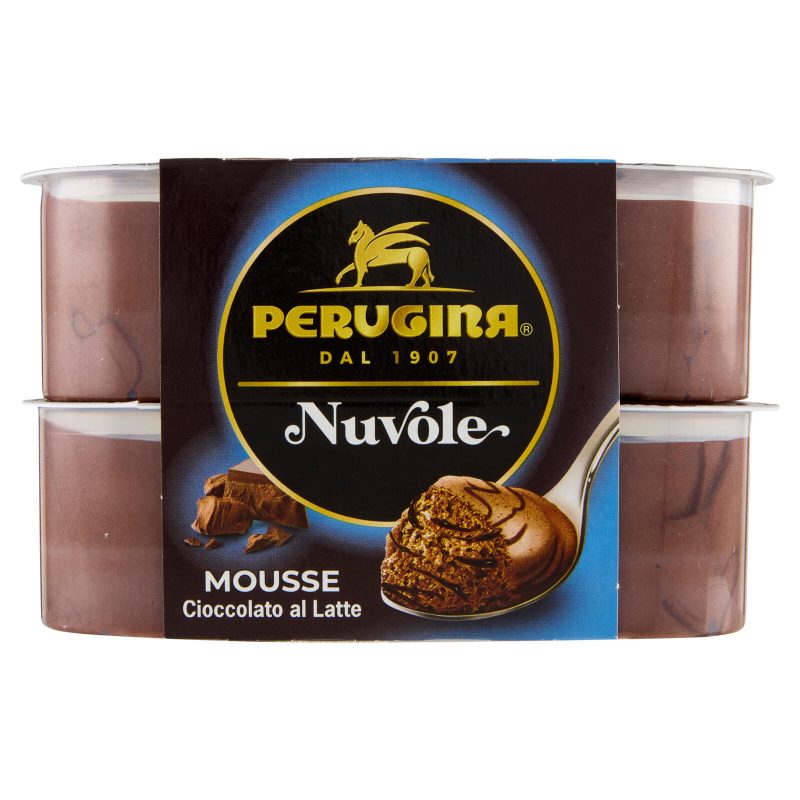 PERUGINA Nuvole Mousse Cioccolato al Latte 4 x 60 g