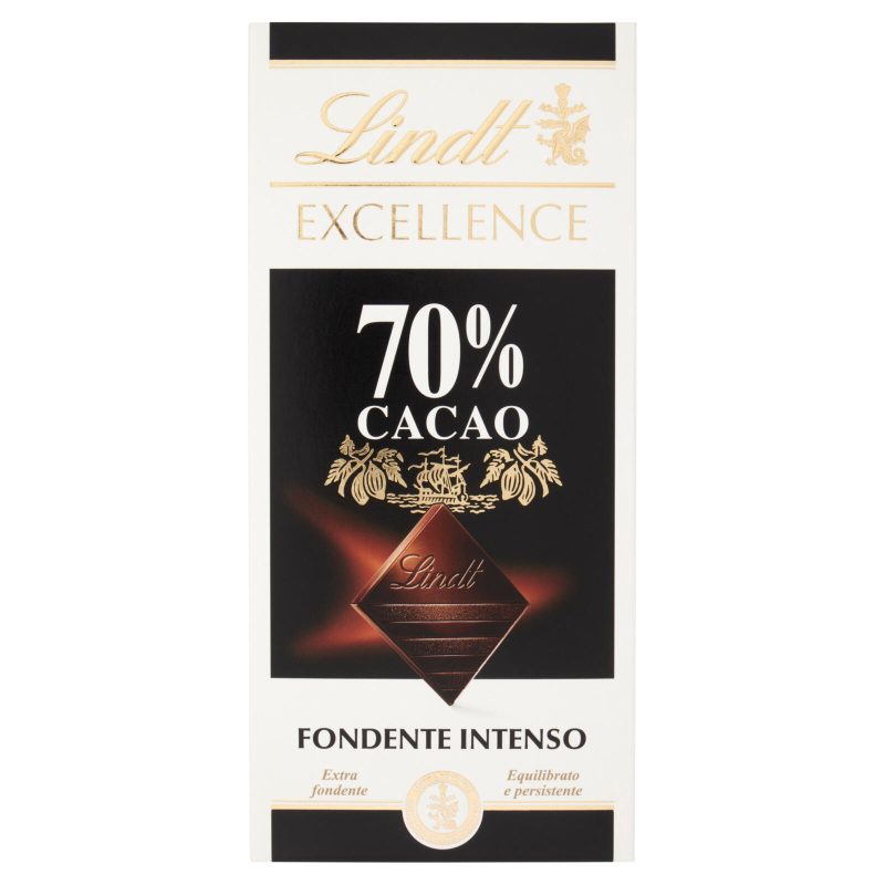 Lindt Excellence Tavoletta Cioccolato Fondente 70% 100 g