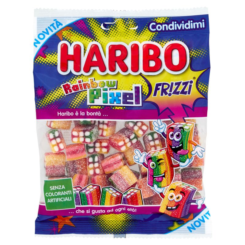 Haribo Rainbow Pixel Fr!zzi 160 g