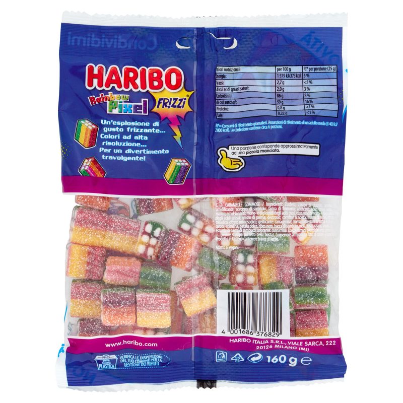 Haribo Rainbow Pixel Fr!zzi 160 g