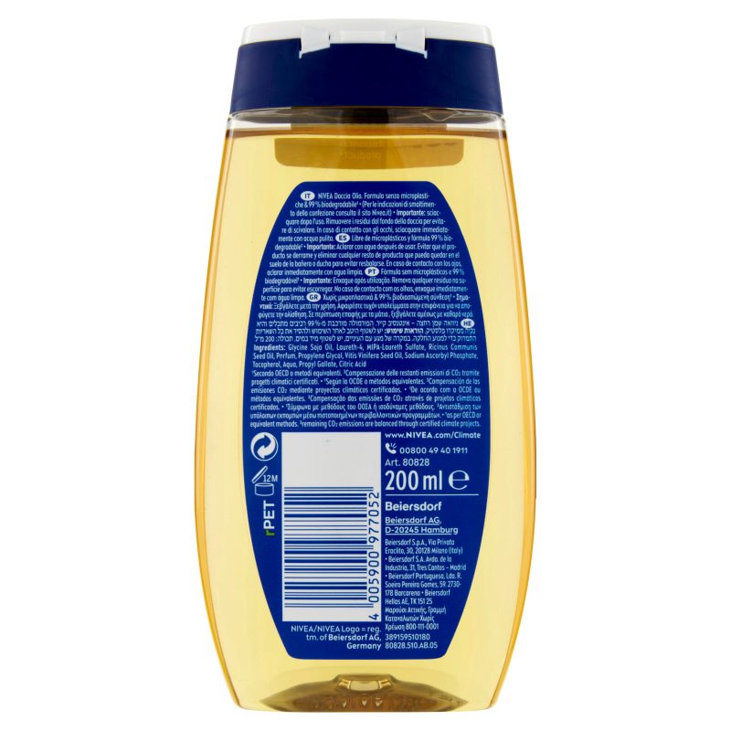 Nivea Rich Care Shower Oil 200 ml