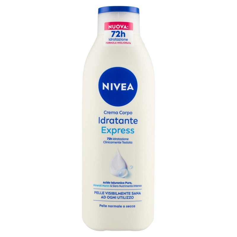 Nivea Crema Corpo Idratante Express Pelle normale o secca 250 ml