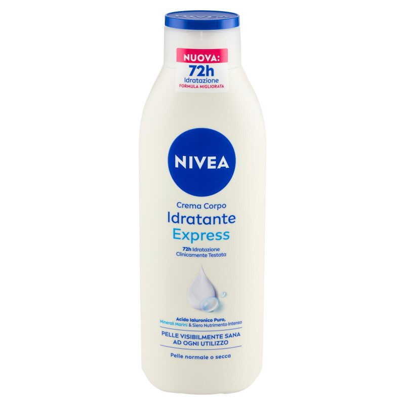 Nivea Crema Corpo Idratante Express Pelle normale o secca 250 ml