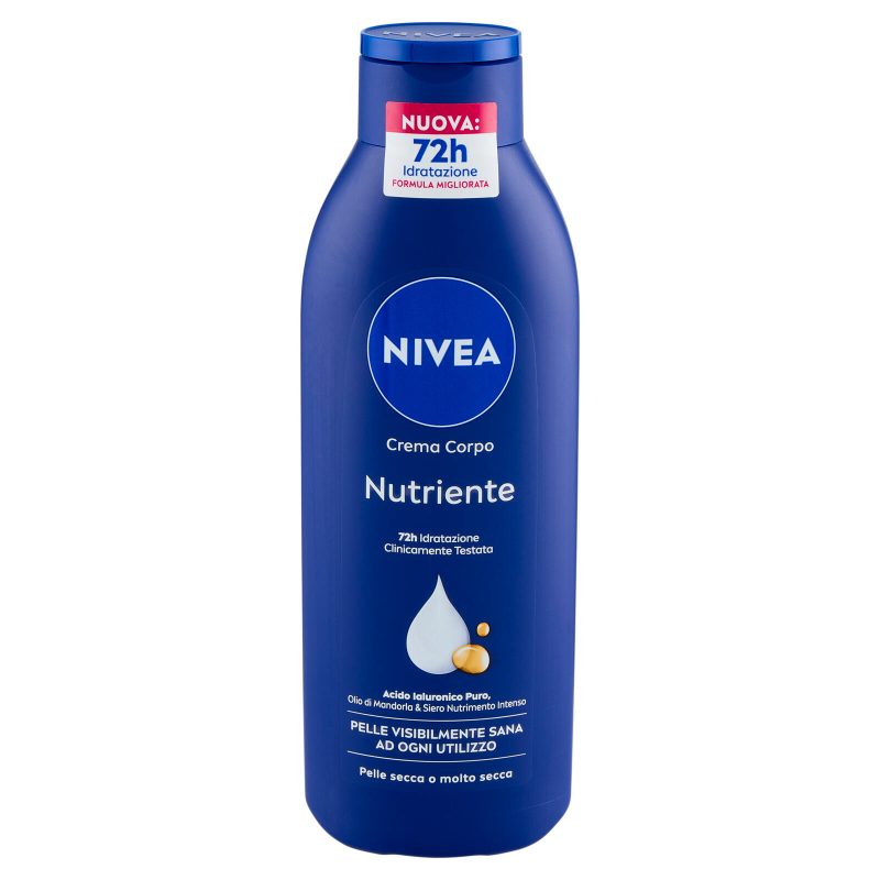 Nivea Crema Corpo Nutriente Pelle secca o molto secca 250 ml