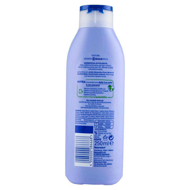 Nivea Crema Corpo Vellutante Pelle secca 250 ml