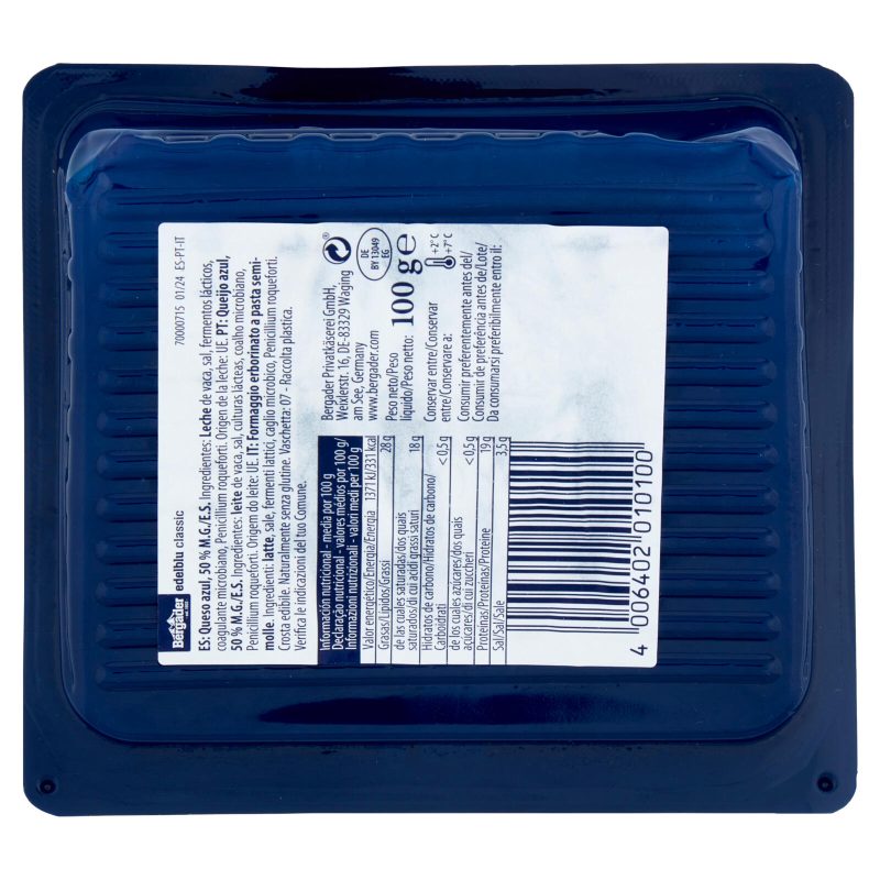 Bergader edelblu Blue cheese Classic 100 g