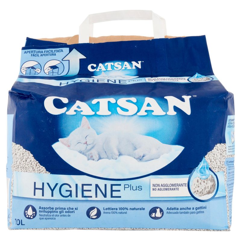 Catsan Lettiera Gatto Hygiene Plus 10 L