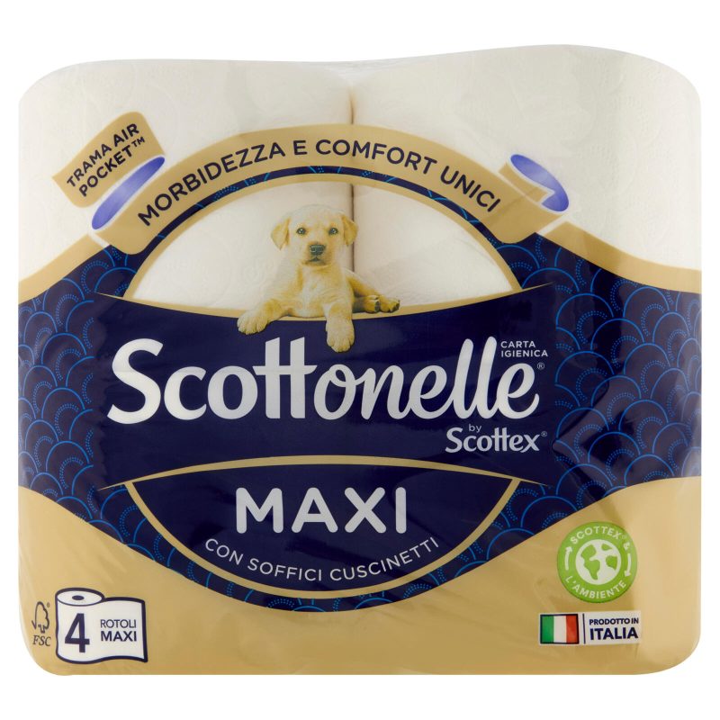 Scottonelle Carta Igienica Rotoli Maxi 4 pz