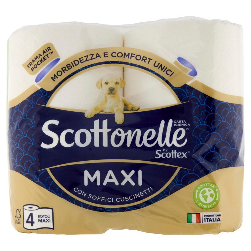 Scottonelle Carta Igienica Rotoli Maxi 4 pz