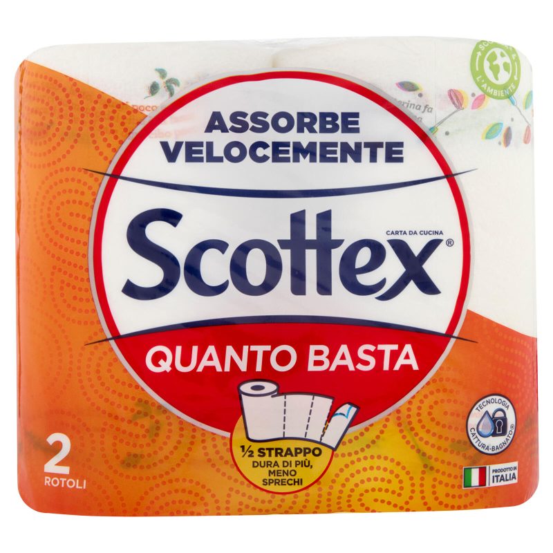 Scottex Quanto Basta Carta da Cucina 2 Pz